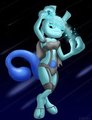 Yuki the Icy Mewtwo by CPCTail