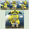 Pikachu in Chains Comic by raptorroper