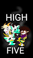 High Five by RoyalDrakken