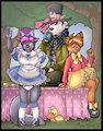 alice in the wonderland tea time by Eloraligh