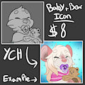 MULTISLOT YCH : baby and bear icon