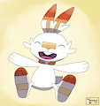 Scorbunny by TommotheCabbit