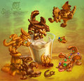 Cookie dragon dunkers