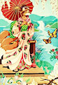 Butterfly Of Nagasaki-Painting