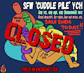 SFW 'Cuddle Pile' YCH (Emergency) by cyndiquill200