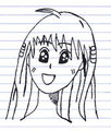 My first Anime Drawing by rakosi2