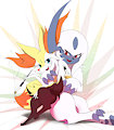 Braixen and Absol