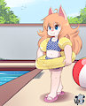 Riley At The Pool