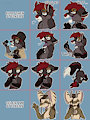 Commission - Kurtchen and Celestyn Sticker Pack by besonik