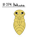 Pokedex : 014 Kakuna