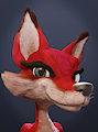 fox 3d fur