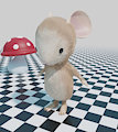 Kufoo mouse with a shroom