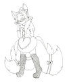 Comission - A fox in a dress