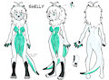 Shelly Ref Sheet - Com for Cyanpaws by arcrose