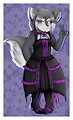 -Cute Chinchilla in a Goth Lolita outfit-