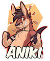 aniki Roo badge - artwork by thatpuggy