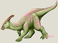 Parasaurolophus sketch by Nakoo