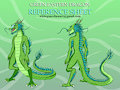 Green Eastern Dragon Reference Sheet