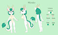 Mizuko the Dragoness Reference Sheet SFW Version