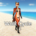 Vixen Walkcycle by madCAT3D