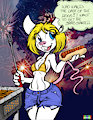 REPOST:  [Endtown] Happy Hotdog Holly! (Color by MMM) by marmelmm