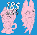 Chibis 18$ each by LumeKat