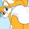 Tails the Fox Booty Butt Icon (by tato)