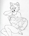 Folf in Lingerie Sketch by kittensnark