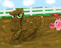 Applejack the mud pony