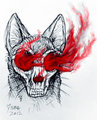 Skullcat by NaraVox