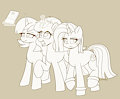 Three ponies - Com by BumpyWish