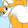 Tails the Fox Booty Butt Icon 2 (by tato)