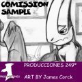 Comission Sample - James taking a break.  by JamesCorck