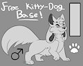Freebie Friday : FREE KITTYDOG BASE!!! by TheLittleShapeshifter