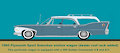 1960 Plymouth Fury Station Wagon by moyomongoose