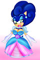 Sonic The Lady look Art trade