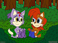 Blaze and Sally going natural