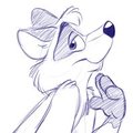 Raccoon doodle dump by Goldenrod
