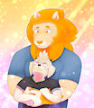 A Candy Lion and his Dog