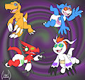 Hypno Diaper Digimons by silverdragon