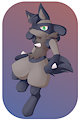 Commission Biscuit The lucario by ChaoticBiscuit