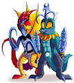 Gigan and Megalon Cosplay