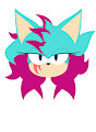 Vector Icon Sonic Style: Sha (Multiple Colors)