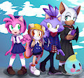 Sonic School Girls by SALTORII