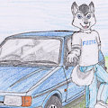 Random Husky's Ford Fiesta by RikMcCloud