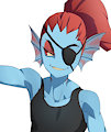 Undyne commission by Multipase