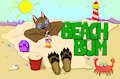 (Not My Work Series) "Beach Bum" by Krayton