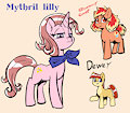 MLP - Twin Fates BG characters by VioletEchoes