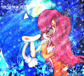 Blue Sapphires hipping Sonic and Sally Acorn My Legendary Destiny by alexramizs