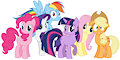 Mane 6 Looking At Us or You